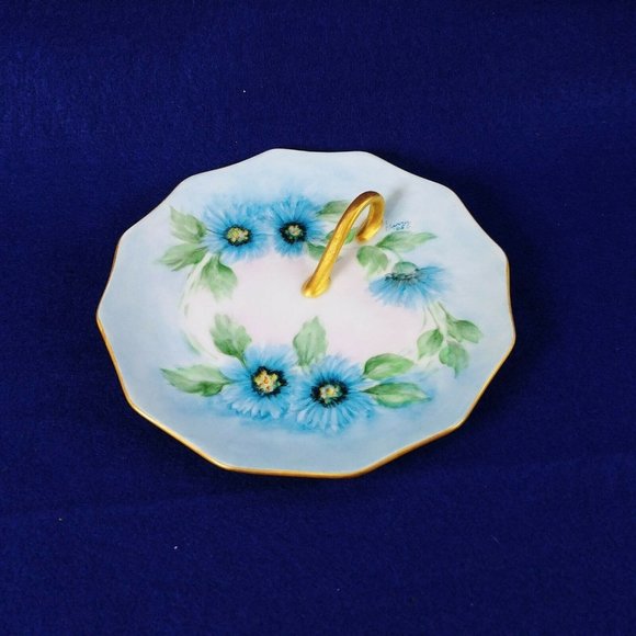 Trinket Candy Dish Hand Painted Artisan Signed 1965 - Picture 9 of 9